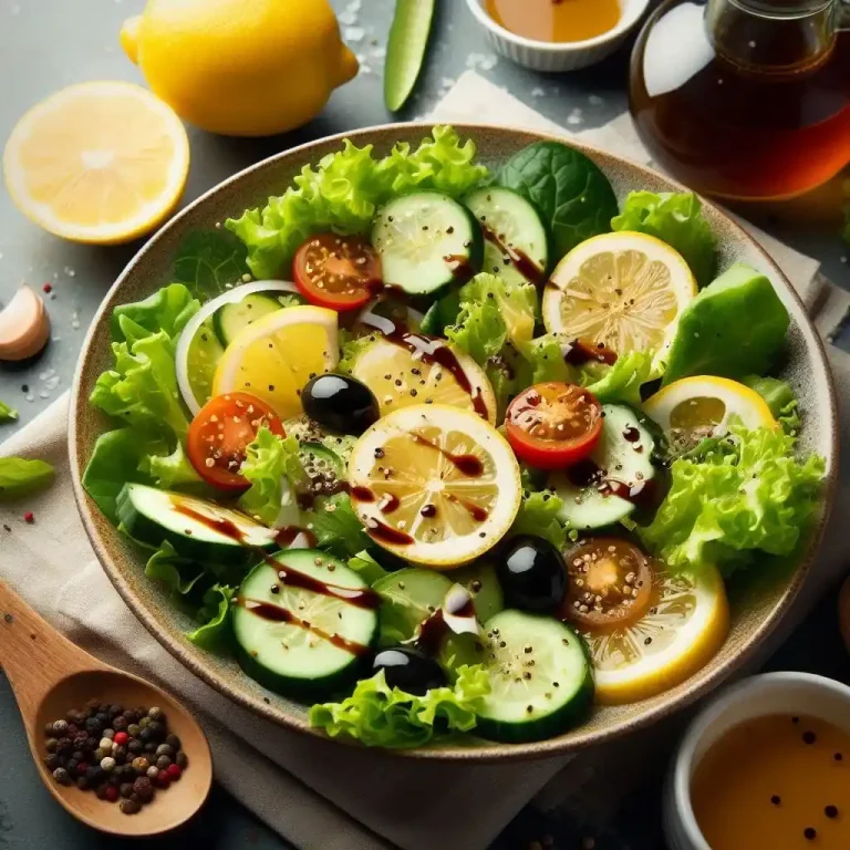How to Make a Refreshing Lemon and Balsamic Salad Dressing at Home