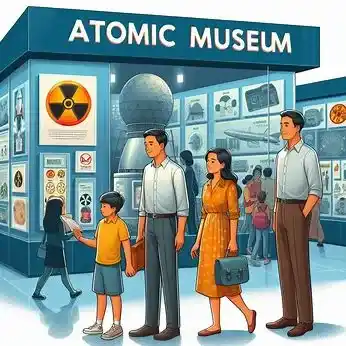 Exploring the 4 Major Events of the Atomic History Timeline in a Gallery