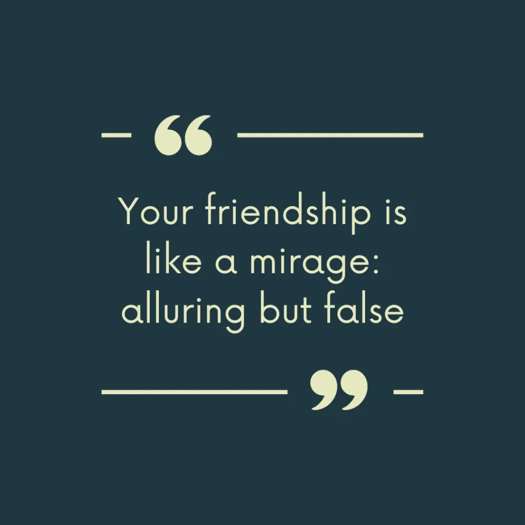 A collection of quotes about fake friends, highlighting betrayal and insincerity