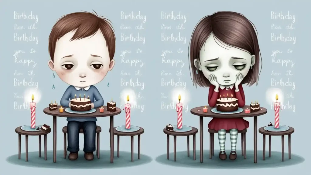 A heartfelt collection of sad birthday quotes for myself, exploring the loneliness and resilience of celebrating alone