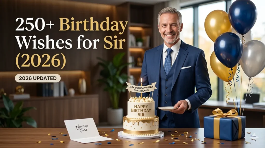 250+ Birthday Wishes for Sir (Heart Touching, Professional, Funny & Respectful) 2026 1 250+ Birthday Wishes for Sir (Heart Touching, Professional, Funny & Respectful)