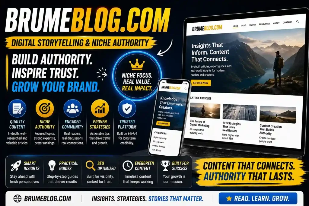 Brumeblog com Explained: Why Niche Authority and Human-Led Content Are Winning the Modern Internet 1 Brumeblog com
