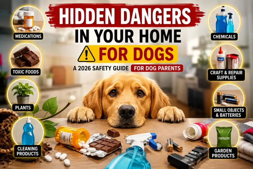 Common Household Items Dangerous for Dogs: A 2026 Safety Guide for Dog Parents 1 Dangerous for Dogs