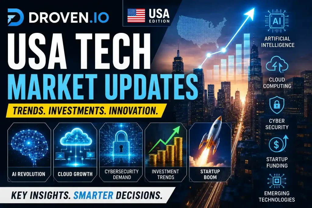 Droven.io USA Tech Market Updates: AI Boom, Startup Funding & Future Technology Trends in 2026 1 Droven.io