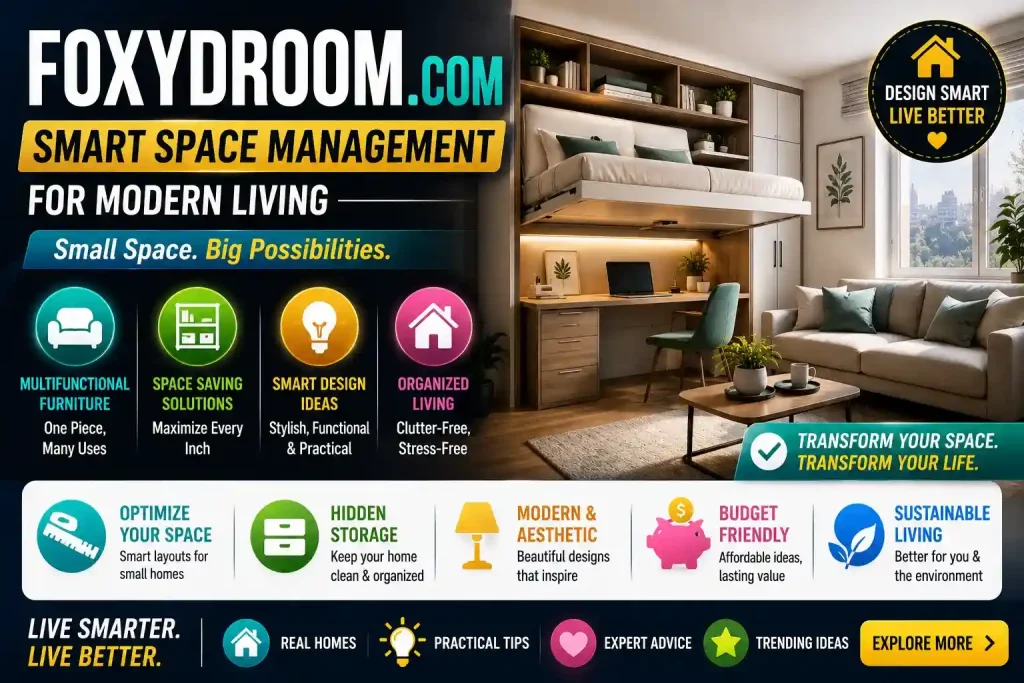 Foxydroom com: Smart Space Management & Small Home Design Ideas 1 Foxydroom com