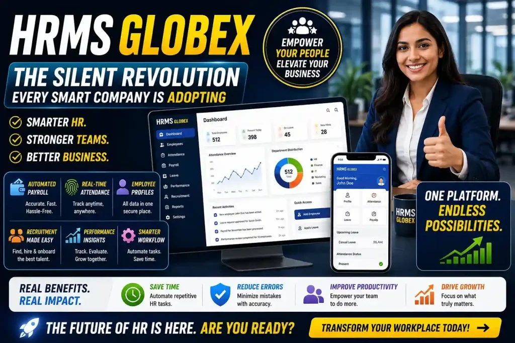 HRMS Globex Explained: Why Smart Companies Are Quietly Switching to Modern HR Systems 1 HRMS Globex