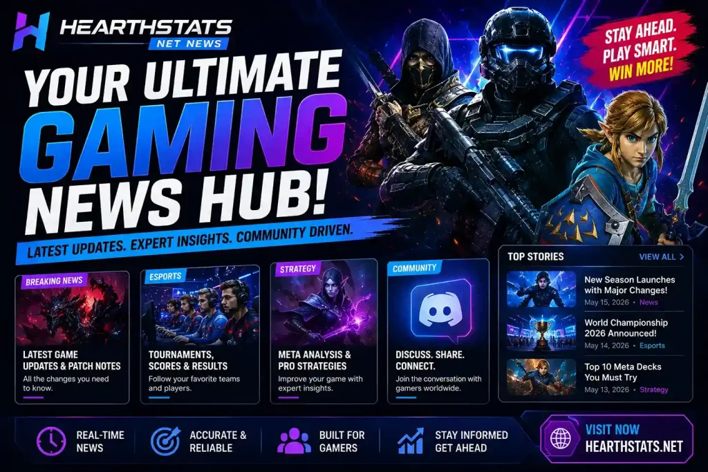 Hearthstats Net News: The Ultimate 2026 Guide to Gaming Updates, Esports Trends, Strategy Analysis & Community Insights 1 Hearthstats Net News