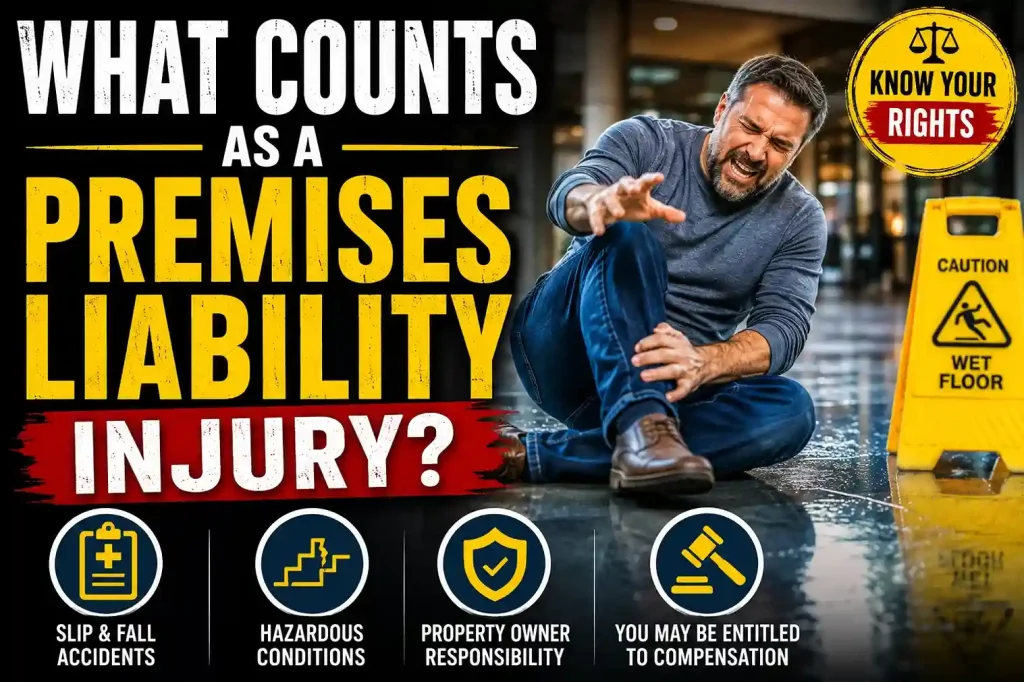 What Counts as a Premises Liability Injury? 1 Know your rights in slip and fall