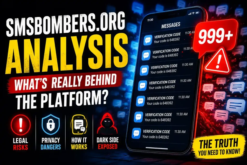 SMSBombers.org Analysis: Hidden Risks, Legal Issues & The Dark Reality Behind the Platform 1 SMS bombings the hidden dangers revealed