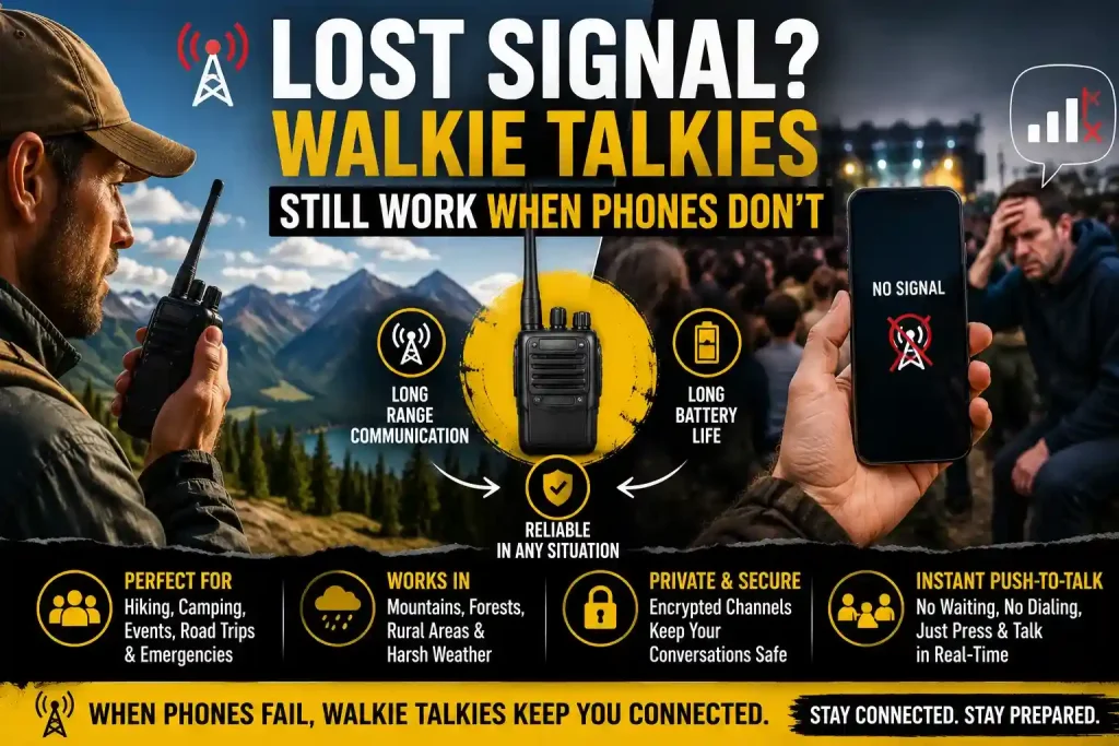 Lost Signal? Why Walkie Talkies Still Work When Phones Don’t 1 Stay connected in any situation