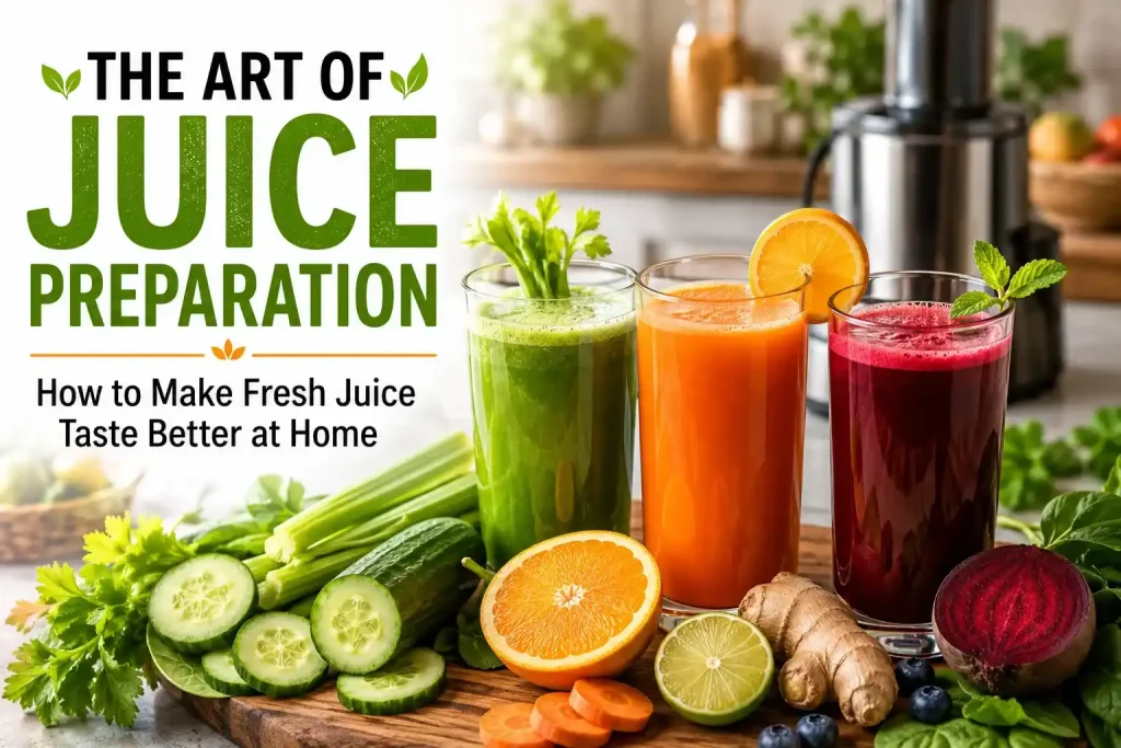 The Art of Juice Preparation: How to Make Fresh Juice Taste Better at Home 1 The art of juice preparation