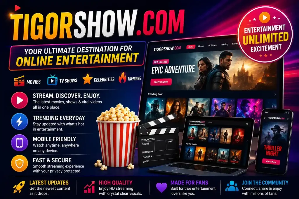 Tigorshow com – Exploring Digital Entertainment, Streaming Trends, and Online Media Culture 1 TigorShow your ultimate entertainment hub