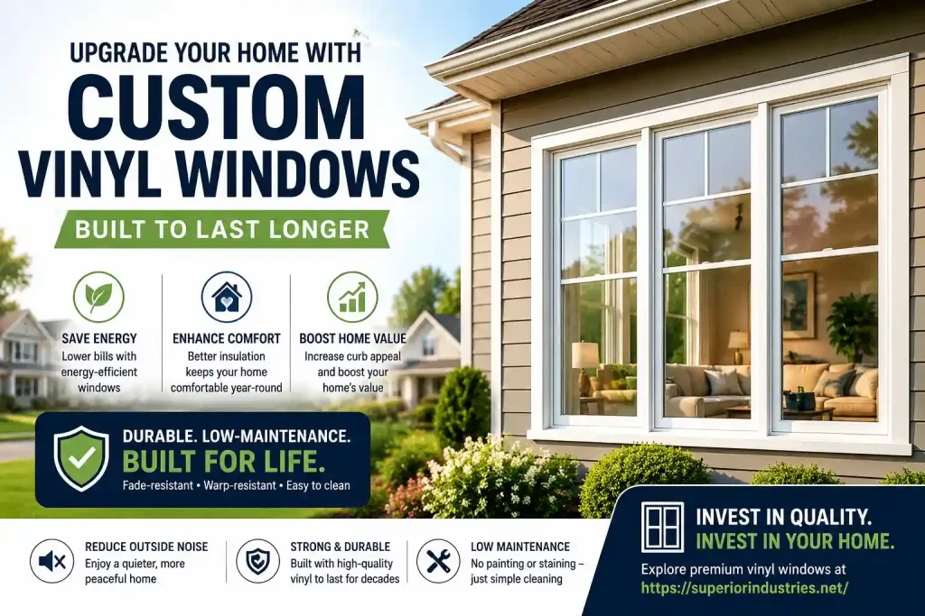 Upgrade Your Home With Custom Vinyl Windows Built to Last Longer 1 Vinyl Windows