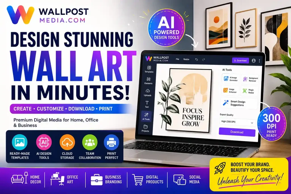 Wallpostmedia.com Review (2026): Features, AI Tools, Print Quality, Pricing, Safety & Complete Platform Guide 1 Wallpostmedia.com Review