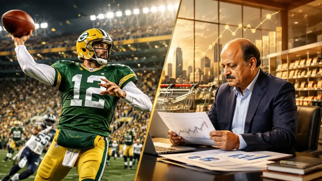 Aaron Rodgers and Radhakishan Damani: Success, Leadership, and Career Comparison 1 Aaron Rodgers and Radhakishan Damani