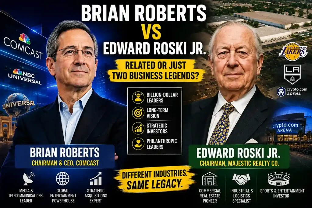 Brian Roberts and Edward Roski Jr.: Is There Any Connection Between Them? 1 Brian Roberts and Edward Roski Jr