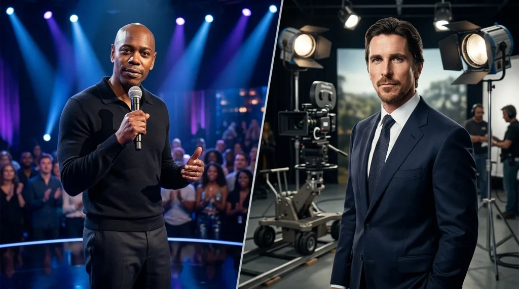 Dave Chappelle and Christian Bale: A Detailed Comparison of Two Entertainment Icons 1 Dave Chappelle and Christian Bale