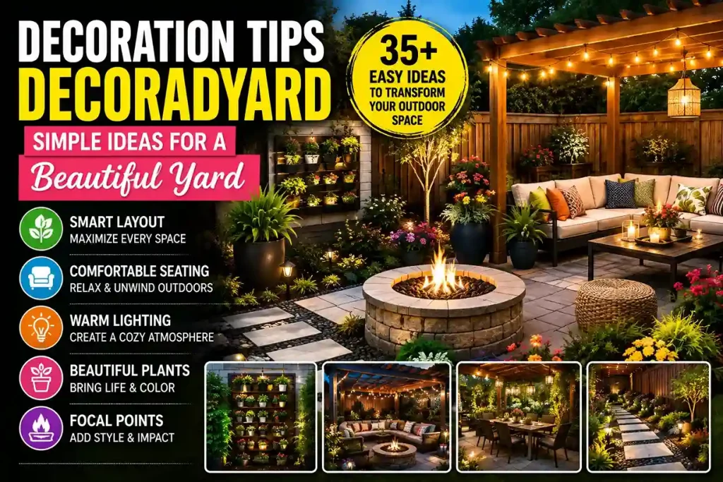 Decoration Tips Decoradyard: Smart Ideas to Transform Your Outdoor Space 1 Decoration Tips Decoradyard