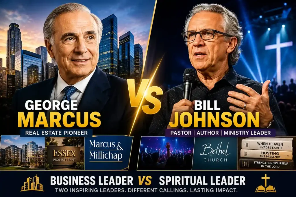 George Marcus and Bill Johnson: Leadership, Legacy, and Is There Any Connection? 1 George Marcus and Bill Johnson