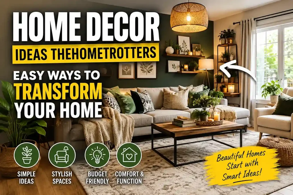 Home Decor Ideas TheHomeTrotters: Easy Ways to Create a Beautiful & Comfortable Home 1 Home Decor Ideas TheHomeTrotters
