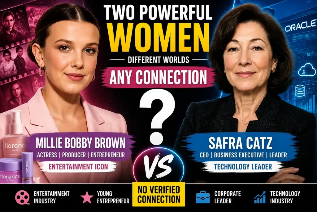 Millie Bobby Brown and Safra Catz: Is There Any Connection Between Them? 1 Millie Bobby Brown and Safra Catz