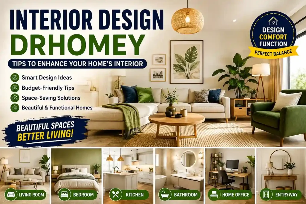 Interior Design DrHomey: Complete Guide to Creating a Beautiful, Functional Home 1 Modern Interior Design Tips Thumbnail