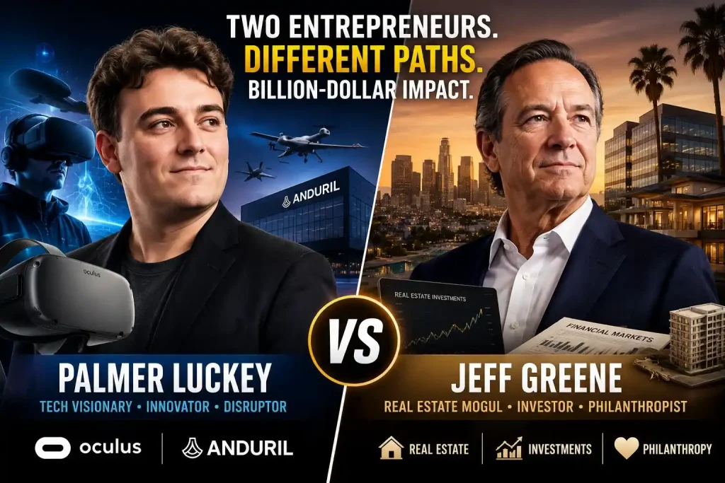 Palmer Luckey and Jeff Greene: Two Billionaires Who Took Different Paths to Success 1 Palmer Luckey and Jeff Greene