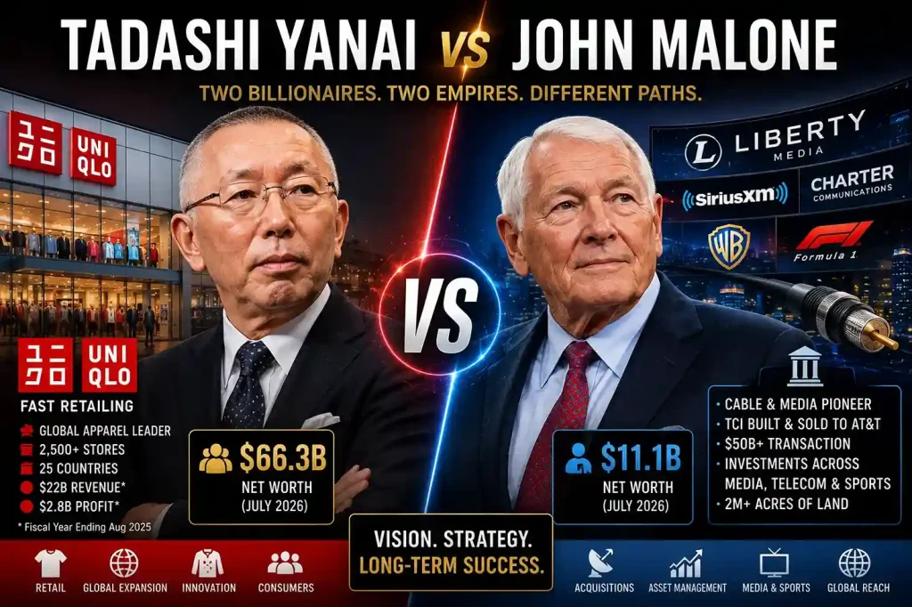 Tadashi Yanai and John Malone: Two Billionaires Who Built Empires in Different Industries 1 Tadashi Yanai and John Malone
