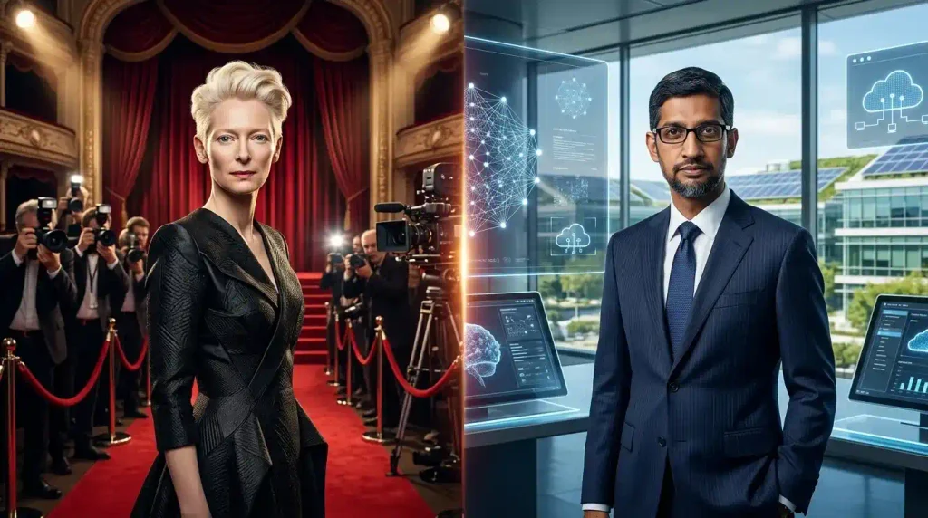 Tilda Swinton and Sundar Pichai: Are They Related or Connected? 1 Tilda Swinton and Sundar Pichai