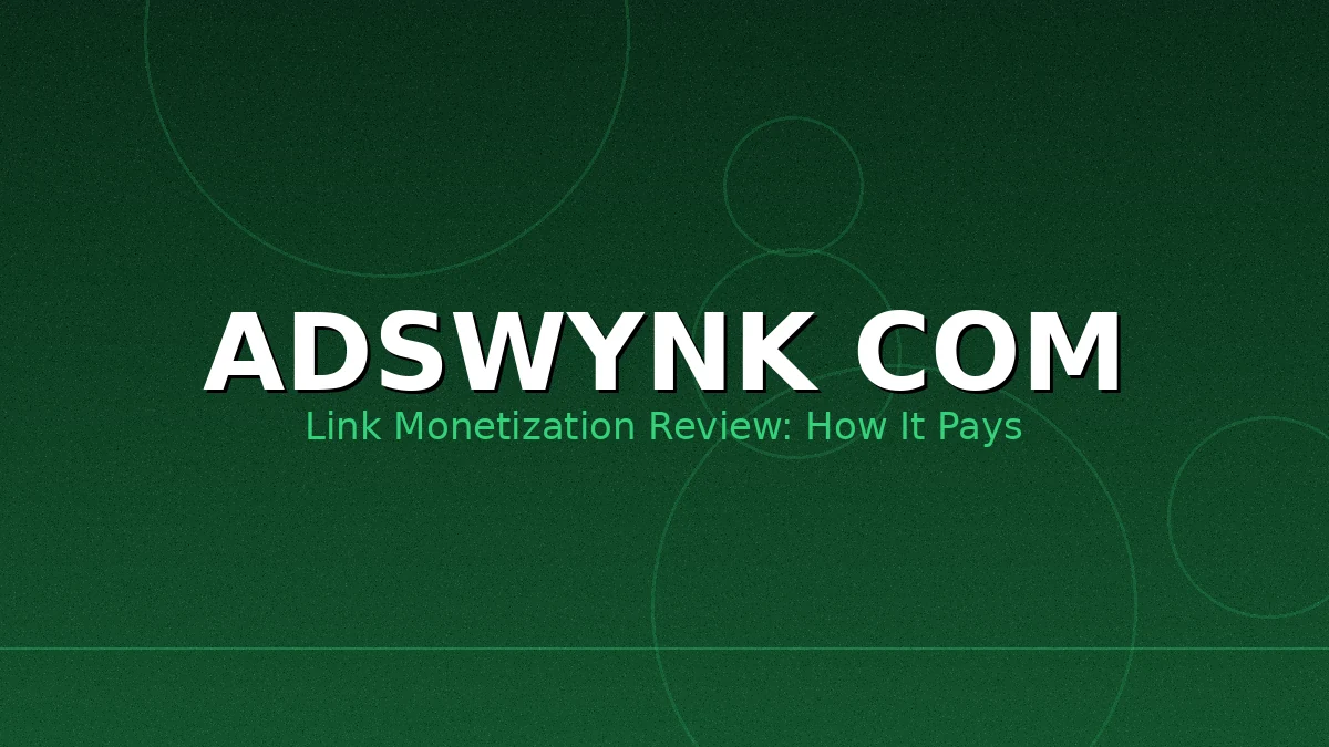 AdsWynk Com: What It Is, How It Pays, and Is It Legit? (2026 Review) 2 Flat illustration of a shortened link with an ad timer counting down