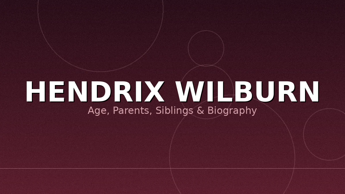 Hendrix Wilburn: Age, Parents, Siblings & Biography (2026) 2 Flat illustration of a family tree with spotlight on a child's star