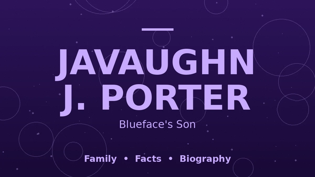 Javaughn J. Porter: The Life of Blueface's Son (2026 Bio) 2 Illustration of a father and young son silhouette with musical notes and a city skyline at dusk