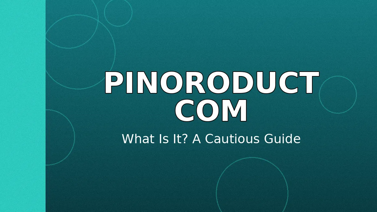 Pinoroduct Com: What Is It? A Cautious Guide (2026) 2 Checklist illustration for evaluating unfamiliar websites safely