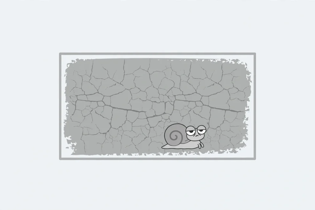 Synonyms for Boring: 40+ Words for Dull, Tedious, and Uninteresting (2026 Guide) 2 Flat illustration of a gray paint drying swatch