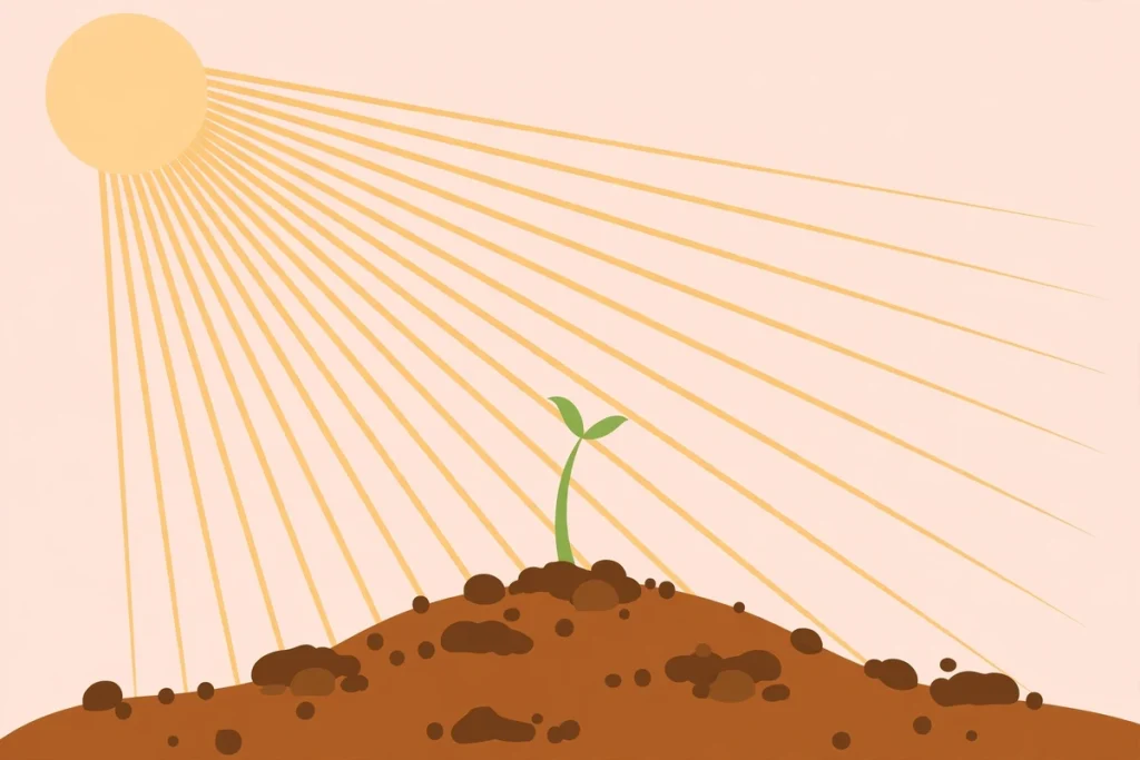 Synonyms for New: 40+ Fresh Alternatives (2026 Guide) 2 Flat illustration of a green sprout growing