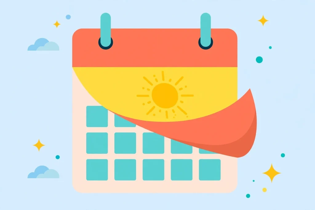 Synonyms for Next: 40+ Words for Following, Upcoming, and Subsequent (2026 Guide) 2 Flat illustration of a calendar page flipping to tomorrow