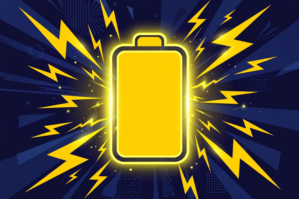 Synonyms for Powerful: 40+ Words That Hit Harder (2026 Guide) 2 Flat illustration of a fully charged glowing battery