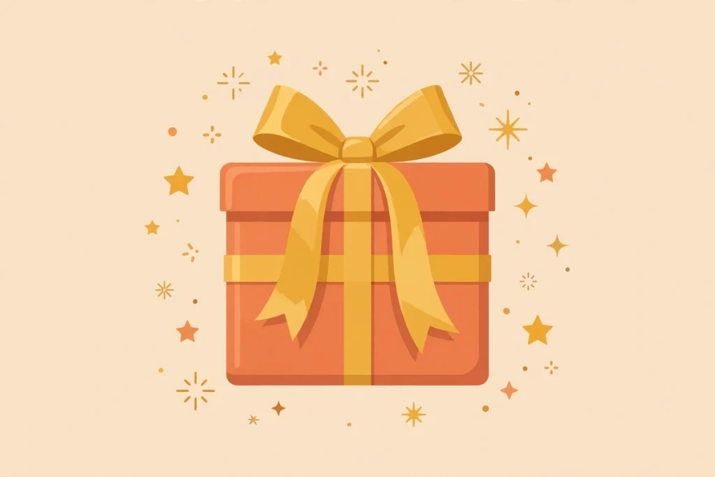 Synonyms for Special: 40+ Alternatives That Feel Truly Unique (2026 Guide) 2 Flat illustration of a gift box with a golden ribbon