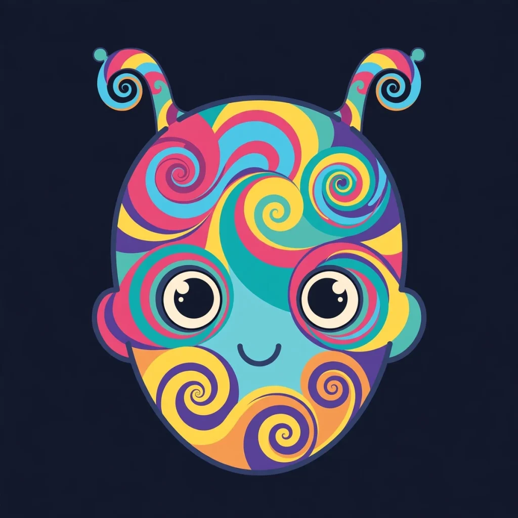 Synonyms for Weird: 40+ Words for Strange, Odd, and Unusual (2026 Guide) 2 Flat illustration of a quirky alien head with swirling patterns