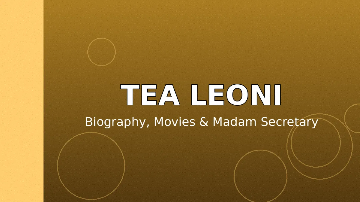 Téa Leoni: Biography, Movies, and Madam Secretary (2026) 2 Film reel and clapperboard collage representing Téa Leoni's movie career