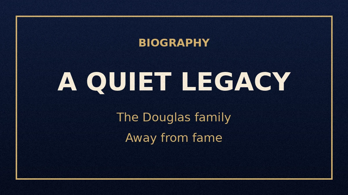 Thomas Emil Sicks: The Private Son of Shirley Douglas 2 Illustration of a quiet family tree with Canadian maple accents